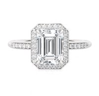 Ring Ama Woman in White Gold Diamante Lab Grown 1.17 Ct AMA-AN-402-16 - AMA-AN-402-16